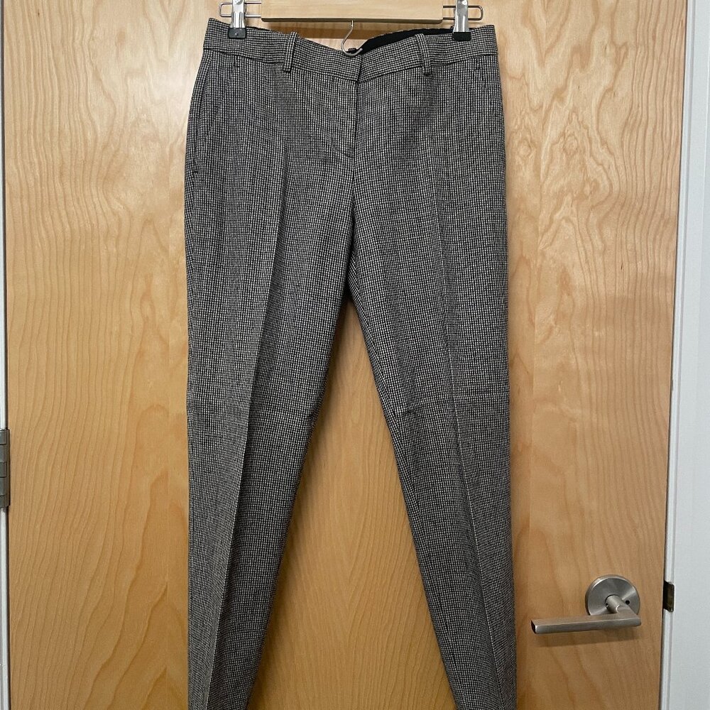 Theory gray houndstooth work pants Size 2